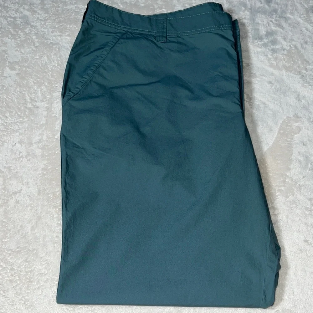 Columbia Sportswear Men’s Chino Pants Deep Sage Green Outdoor Zip Up 42 X 30 - Picture 7 of 12